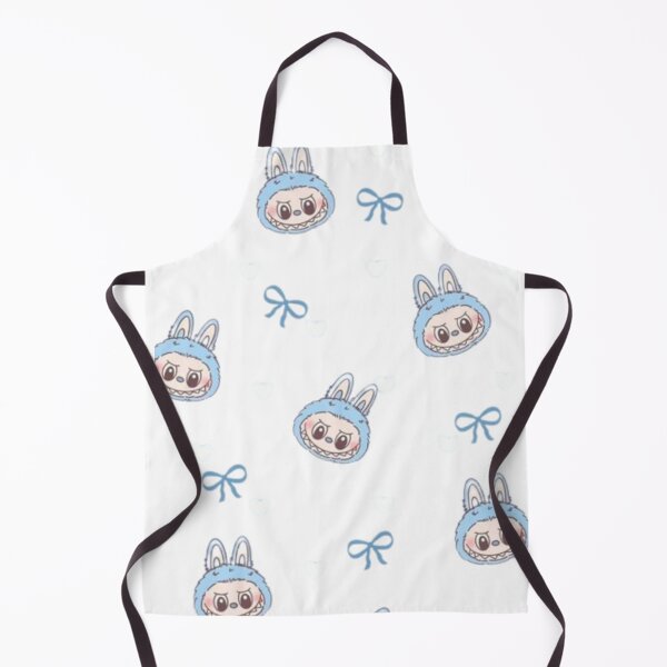 Item preview, Lapin Kawaii Féroce en Bleu – Pattern Cute & Creepy designed and sold by MeowLoka ⭐⭐⭐⭐.