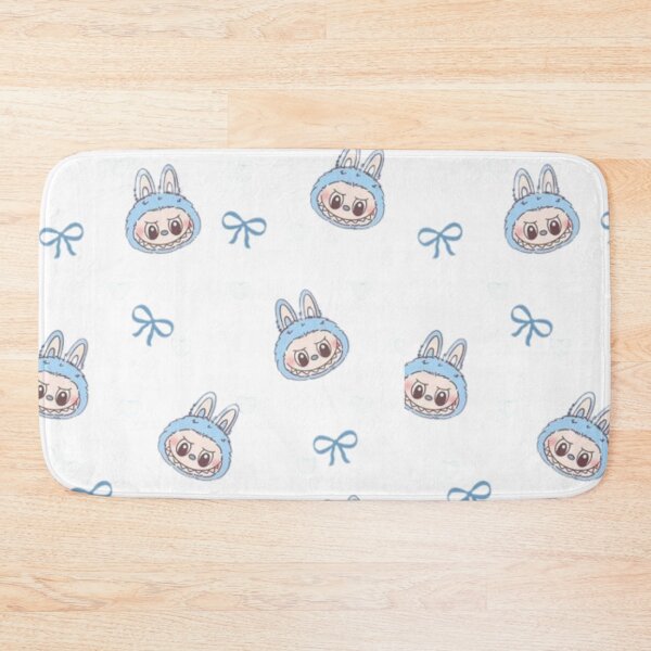 Item preview, Lapin Kawaii Féroce en Bleu – Pattern Cute & Creepy designed and sold by MeowLoka ⭐⭐⭐⭐.