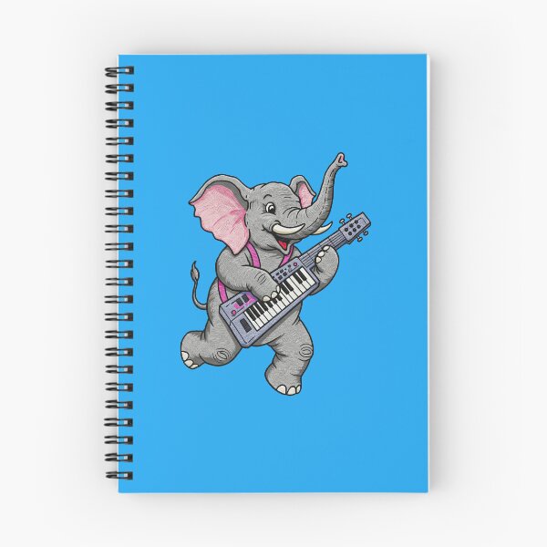 Item preview, Elephant Playing Keytar designed and sold by TeeARTHY.