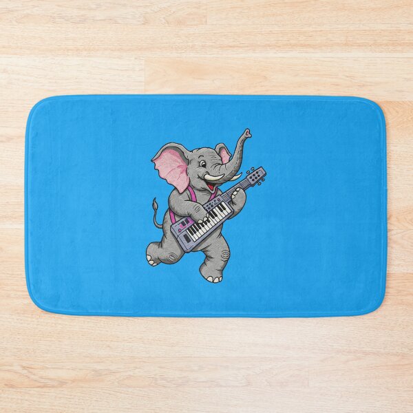 Item preview, Elephant Playing Keytar designed and sold by TeeARTHY.