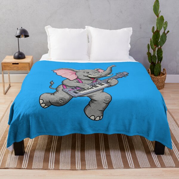 Item preview, Elephant Playing Keytar designed and sold by TeeARTHY.