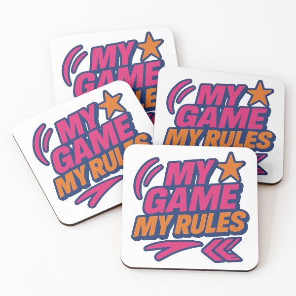 Item preview, My Game, My Rules – Bold Attitude Design (Super Low Price!) designed and sold by MSTextVibe.