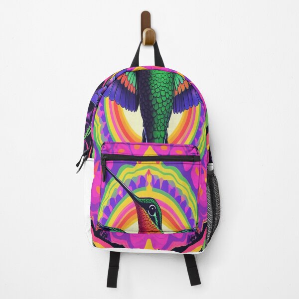 Item preview, Psychedelic Hummingbird Mandala Kaleidoscope Art designed and sold by Max Store.
