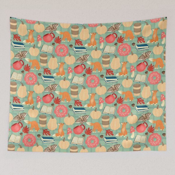 Item preview, Cozy Fall Aesthetic Foxes designed and sold by JVCreative.
