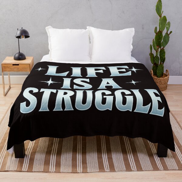 Item preview, Life Is a Struggle – Motivational Grit Quote Design (Super Low Price!) designed and sold by MSTextVibe.