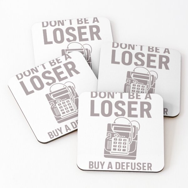 Item preview, Don’t Be a Loser – Buy a Defuser (CS-Inspired Gamer Design) designed and sold by Retro Maniac 90's.