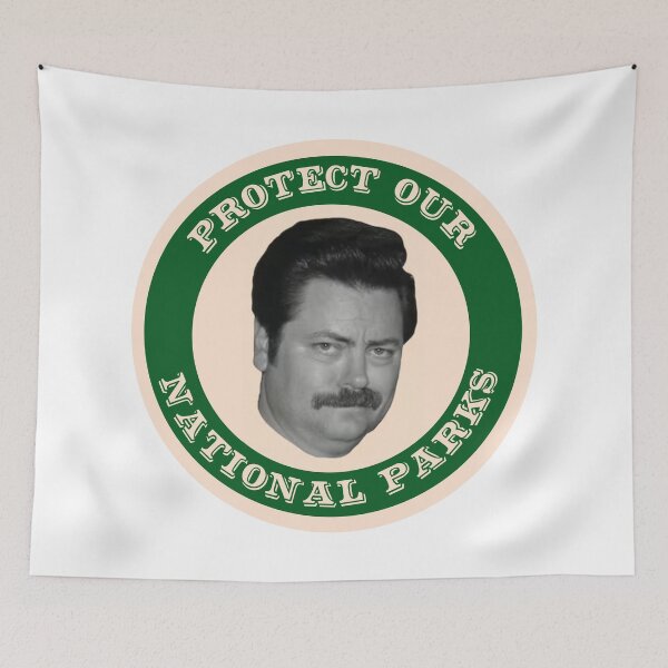 Item preview, Ron Swanson Protect Our National Parks designed and sold by HazeBeanDesigns.