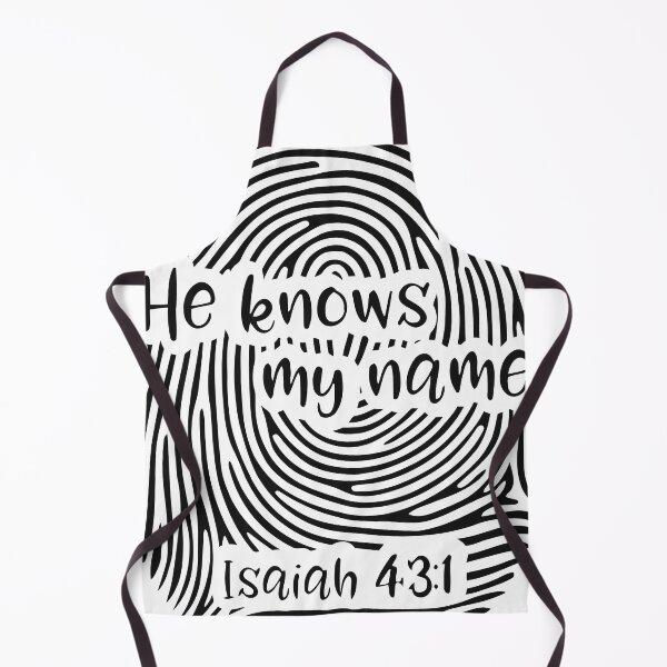 Item preview, He Knows My Name Fingerprint Thumbprint Art Isaiah 43:1 designed and sold by teenugs.