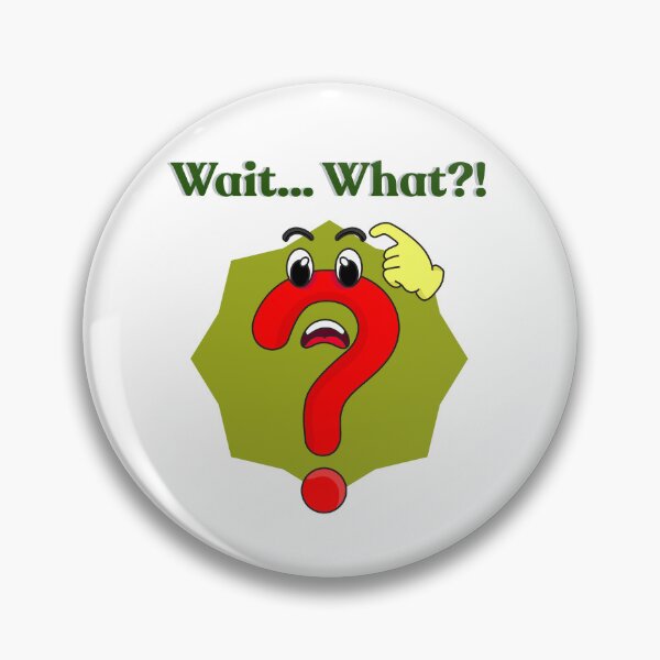 Item preview, Confused Question Mark Face - Funny Thinking Design designed and sold by ToscaniArt.