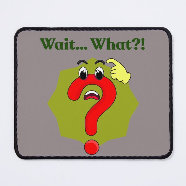 Item preview, Confused Question Mark Face - Funny Thinking Design designed and sold by ToscaniArt.