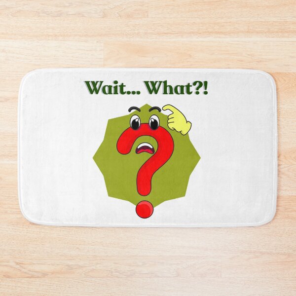 Item preview, Confused Question Mark Face - Funny Thinking Design designed and sold by ToscaniArt.