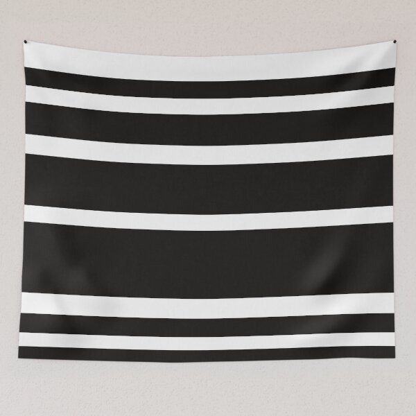 Item preview, Whimsical World Thick and Thin Black Stripes designed and sold by jademonkey.