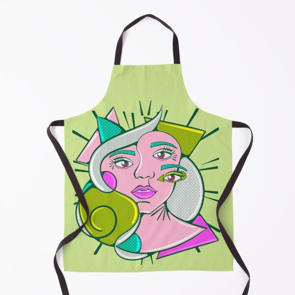 Item preview, Abstract Witchy Geometric Goddess Portrait designed and sold by crestfallenmermaid.