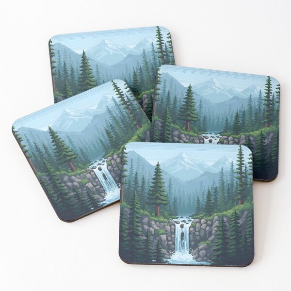 Item preview, 16 bit image of Pacific Northwest designed and sold by Coastal Treasures.