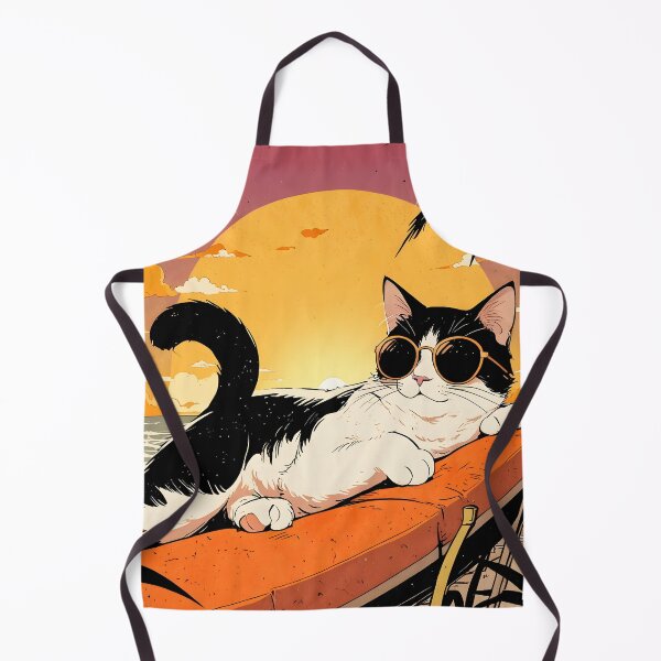 Item preview, Cool Cat Sunset Vibes designed and sold by RkskArt.