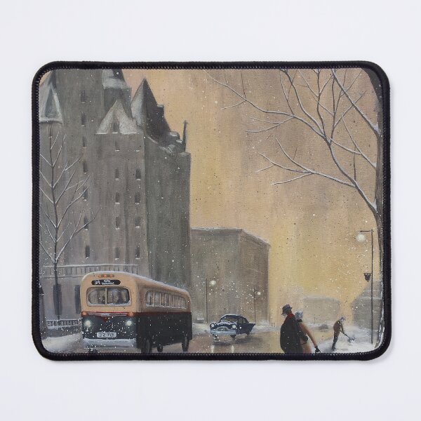 Item preview, Chateau Laurier Ottawa Winter Evening 1950s designed and sold by daverheaume.