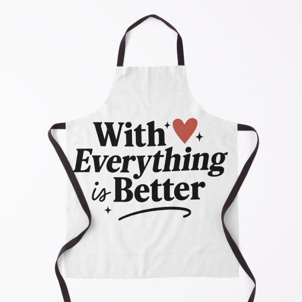 Item preview, With You Everything Is Better – Romantic Quote Design (Super Low Price!) designed and sold by MSTextVibe.