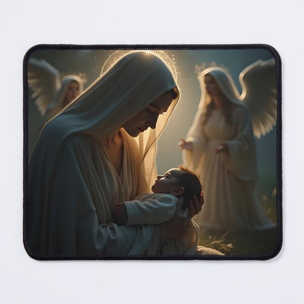 Item preview, Holding the Holy Child: Divine Motherhood Art designed and sold by ArtByAavelle.