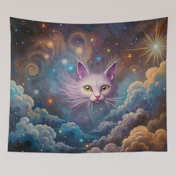 Item preview, Space Kitty  designed and sold by ArtByAavelle.