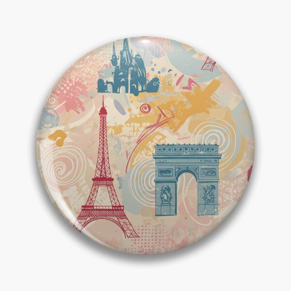 Item preview, Vintage Paris Collage Pattern designed and sold by MySignatureItems.