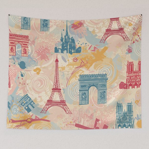 Item preview, Vintage Paris Collage Pattern designed and sold by MySignatureItems.