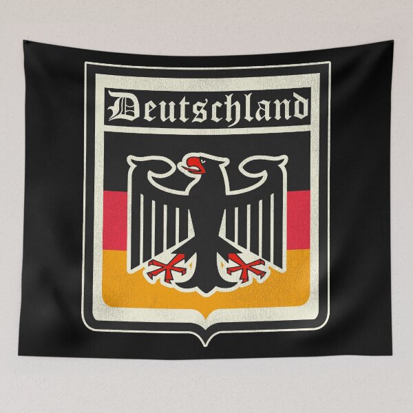 Item preview, Retro Distressed Deutschland (Germany) Coat of Arms designed and sold by acquiesce13.
