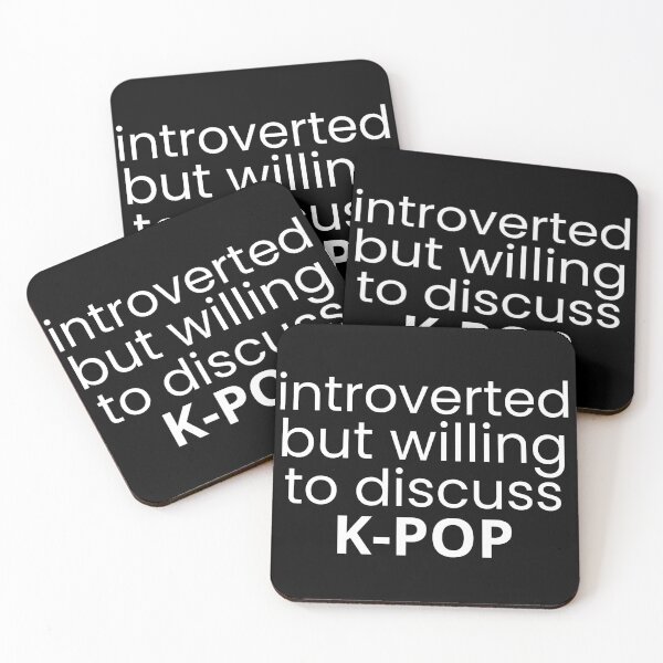 Item preview, Introverted But Willing To Discuss K-POP designed and sold by I-wanna-T-shirt.