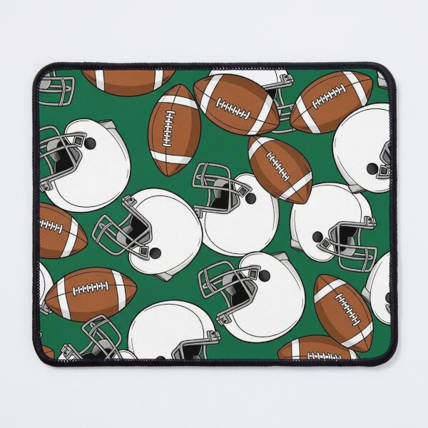 Item preview, Footballs and Helmets Pattern designed and sold by MySignatureItems.