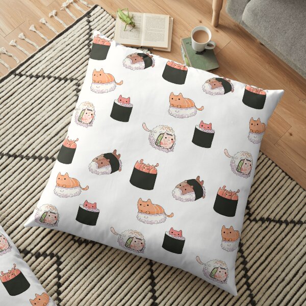 Sushi Cats Floor Pillow