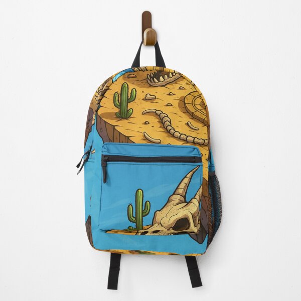 Item preview, Desert Island with Dragon Skeleton – Fantasy Isometric Art designed and sold by InspireHaven.