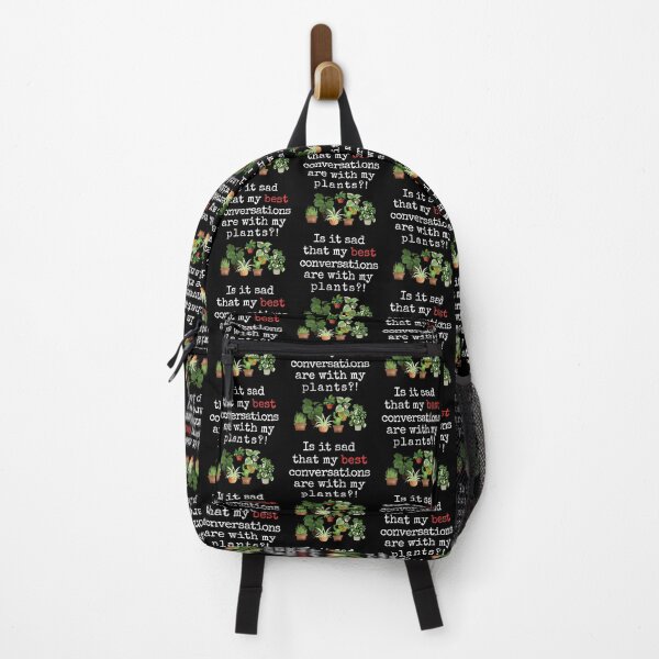 Item preview, Funny Plant Quote – “Is It Sad That My Best Conversations Are With My Plants?!” designed and sold by Fredster1966.