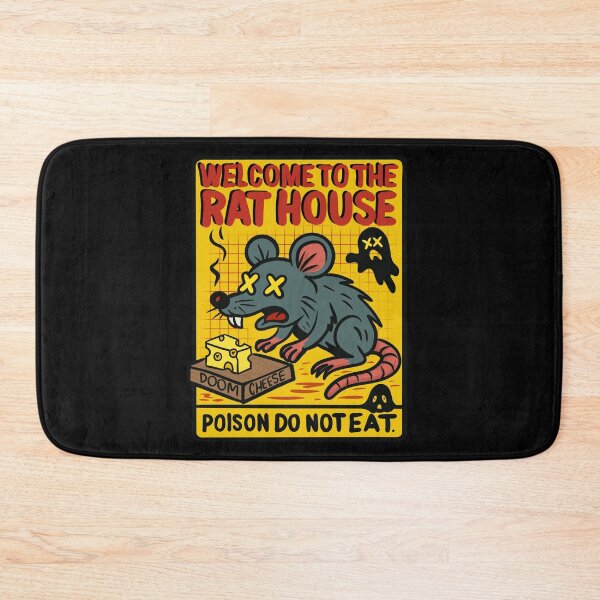 Item preview, Haunted Rat Trap Doom Cheese Halloween Cartoon Sticker designed and sold by XnakedartistX.