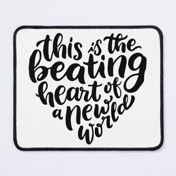 Item preview, e2point0 - this the beating heart of a new world - heart shape  designed and sold by e2point0.
