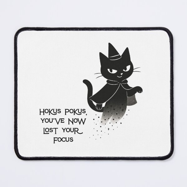 Item preview, Hocus Pocus – You’ve Now Lost Your Focus – Witchy Cat designed and sold by MissGyverDesign.