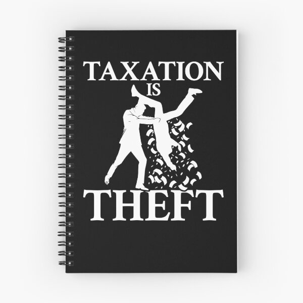 Item preview, Taxation is Theft designed and sold by Gold Wings Tees.