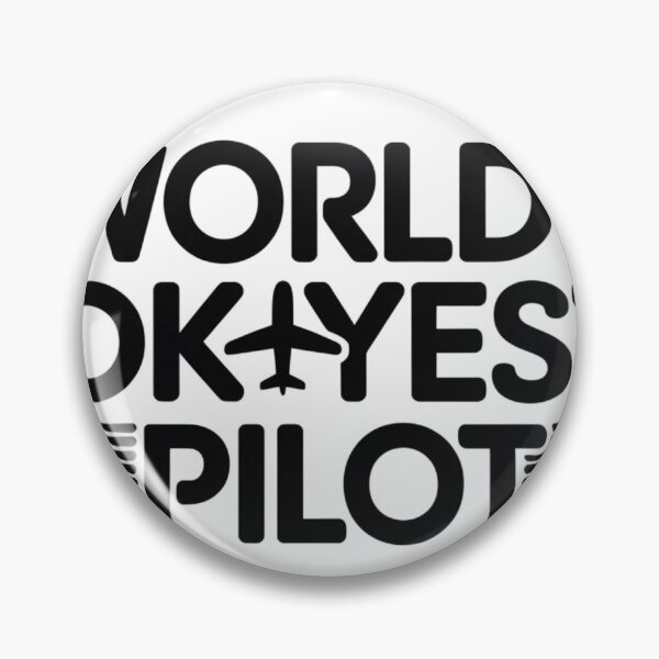Item preview, World’s World’s Okayest Pilot Shirt, Humorous Flying Tee for Airplane Lovers Crew T-Shirt  designed and sold by podlook.