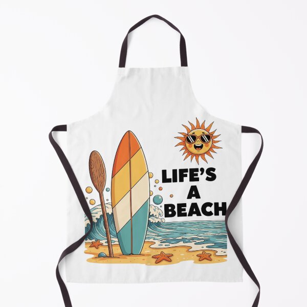 Item preview, Life's A Beach Retro 70s Summer Surf Vacation designed and sold by Adrian Kane.