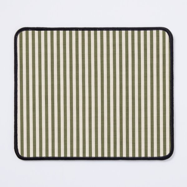 Item preview, Green linen stripes designed and sold by Theartsygarden.