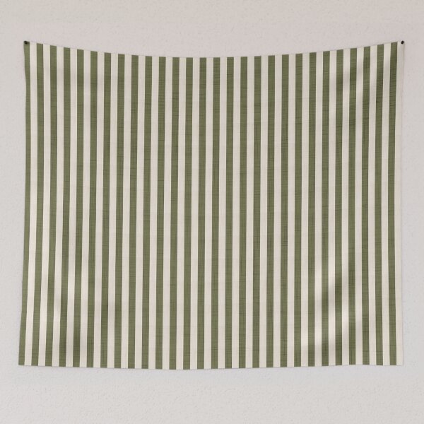 Item preview, Green linen stripes designed and sold by Theartsygarden.