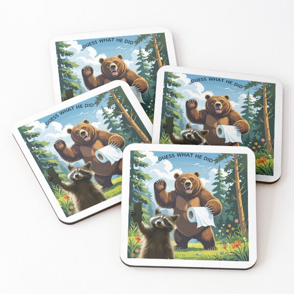 Item preview, Raccoon Selfie 5 designed and sold by Flavormore.