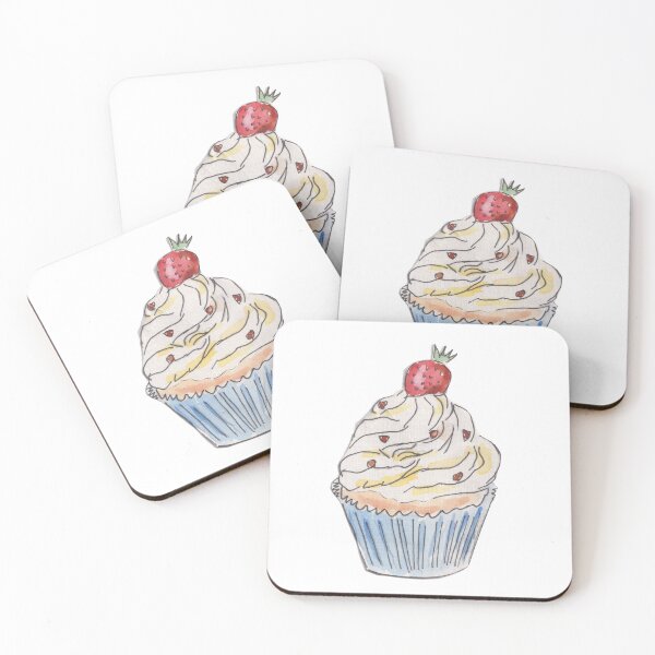 Item preview, Strawberry Cupcake designed and sold by The Orangutan Gallery.