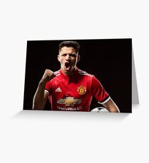 Alexis Sanchez Greeting Card