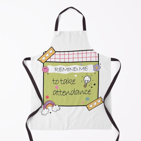 Item preview, Reminder: Take Attendance – Cute Teacher Sticky Note Design designed and sold by EmeraldeaArt.
