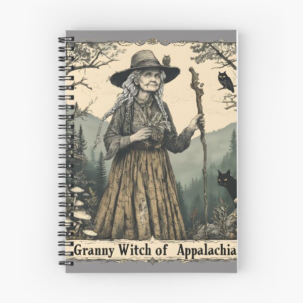 Item preview, Appalachian Granny Witch Vintage Etching Design designed and sold by JonHale.