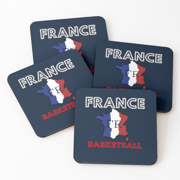 Aperçu de l'œuvre Équipe nationale de basket-ball de France, logo créée et vendue par SportThreadz.