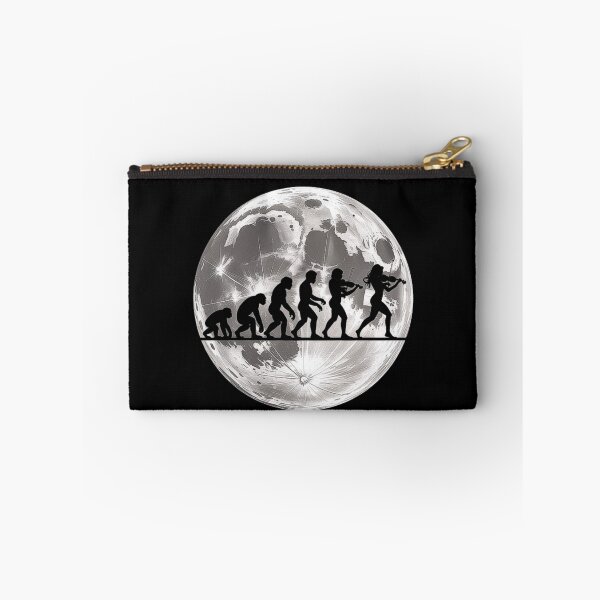 Item preview, Evolution of Man to Musician - Violin Player Walking to the Moon designed and sold by love3617.