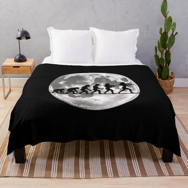 Item preview, Evolution of Man to Musician - Violin Player Walking to the Moon designed and sold by love3617.