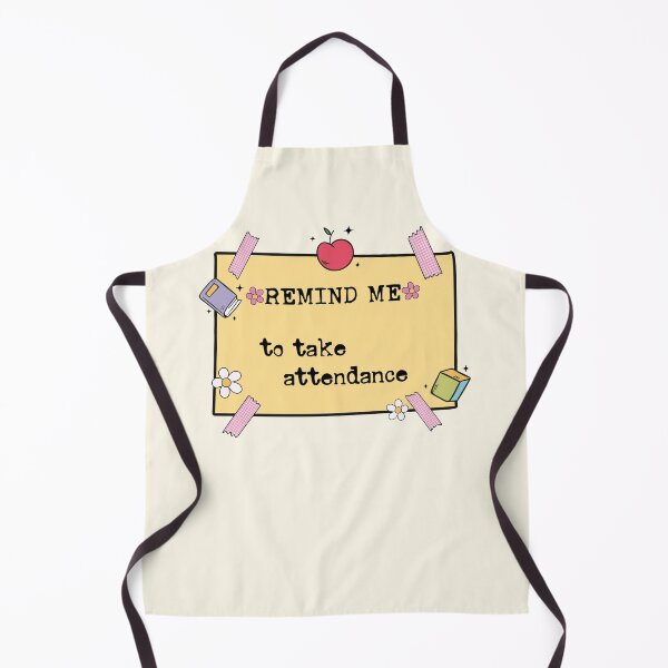 Item preview, Take Attendance – Cute Yellow Post-it with Flowers Pink Tape  designed and sold by EmeraldeaArt.