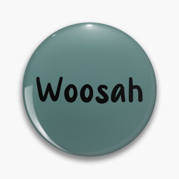 Item preview, Woosah, Teal/Black designed and sold by Webby-Creations.