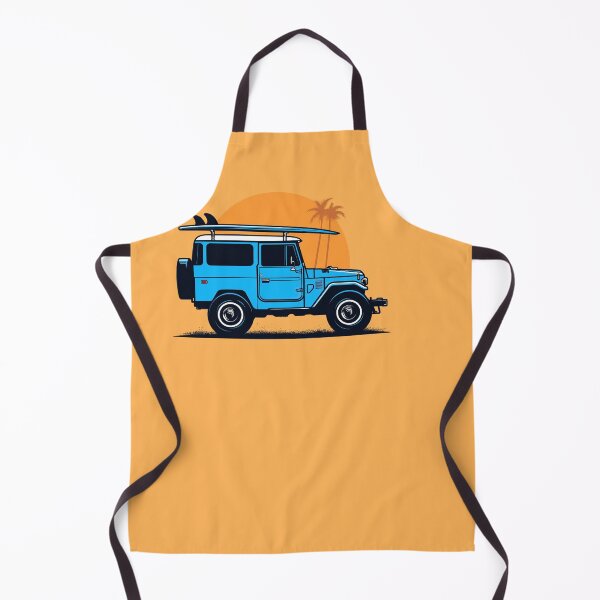 Item preview, Toyota Land Cruiser Blue J40 Surf Beach Day designed and sold by blackdogshop.